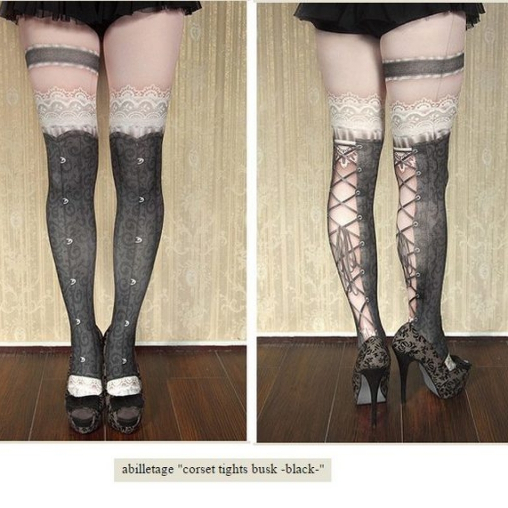 Abilletage corset tights NEW Lolita kei